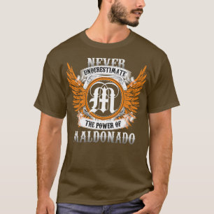 Camiseta Maldonado Nombre Shirt Nunca Subestima El Poder