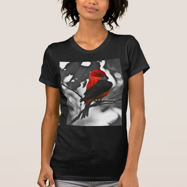 Camiseta Male Scarlet Tanager (Anverso)