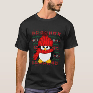 Camiseta Maleados Navidades feos del pingüino rojo de Poins