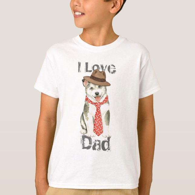 Camiseta Malemute Dad (Anverso)