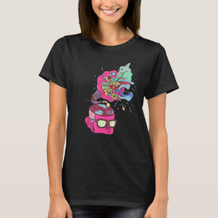 Camiseta Malestar mental del cerebro Gramófono Evitar la de