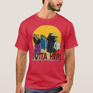 Camiseta Maletas empacadas aquí