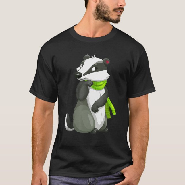 Camiseta Maletero Cutáneo Con Animales Cutáneos Del Maleter (Anverso)
