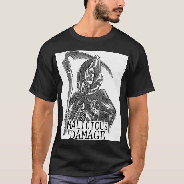 CAMISETA MALÉVOLA DEL DAÑO (Anverso)