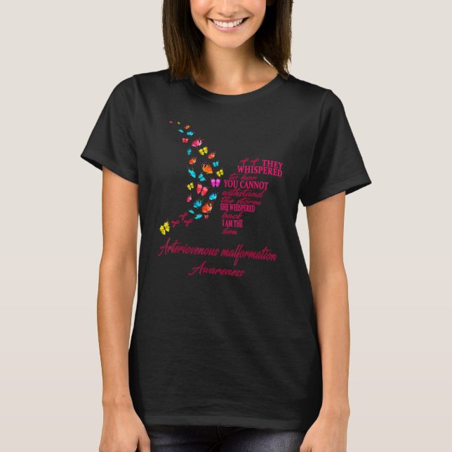 Camiseta Malformación Arteriovenosa Avm Warrior Im Fine (Anverso)
