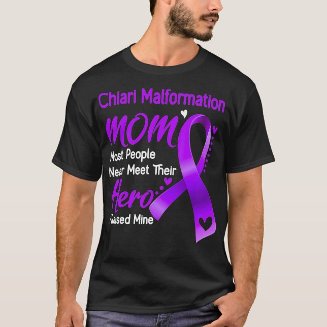 Camiseta Malformación de Chiari, mamá que crié (Anverso)
