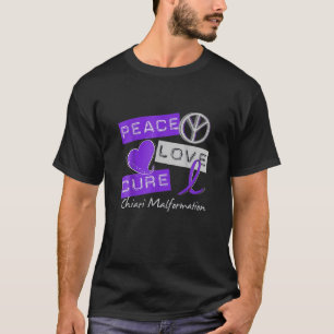 Camiseta Malformación de Chiari Paz Amor Curación Concien
