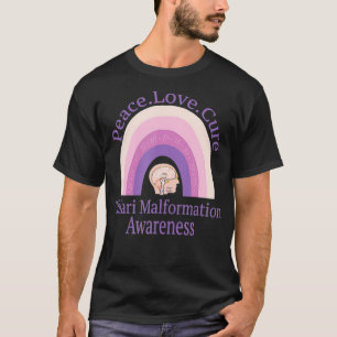 Camiseta Malformación de Chiari Paz Amor Curación Concien