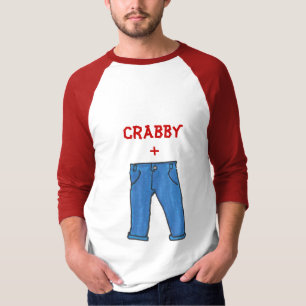 Camiseta malhumorada de los pantalones