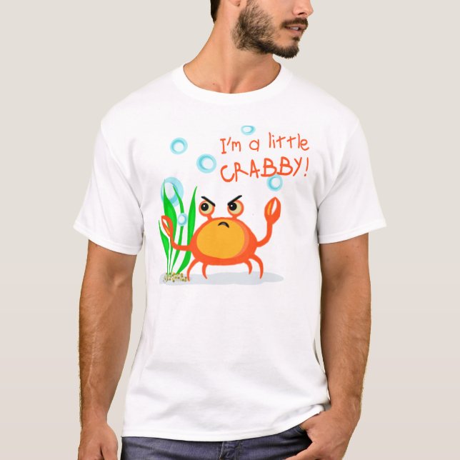 Camiseta malhumorada del cangrejo (Anverso)