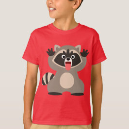 Camiseta malhumorada Personalizado Raccoon para ni