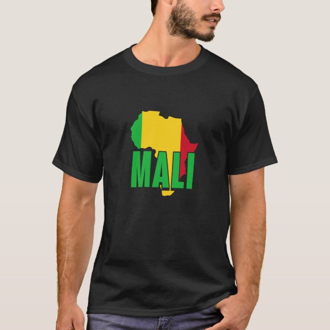 Camiseta Mali African Pride and Heritage (Anverso)