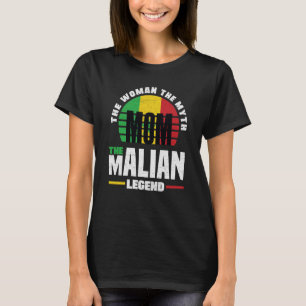 Camiseta Mali: Día de la Madre de bandera maliense de Mali