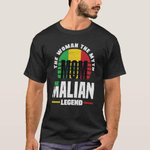 Camiseta Mali: Día de la Madre de bandera maliense de Mali