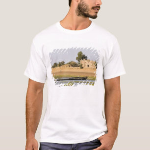 Camiseta Malí, Djenne. Río Bani cerca de Djenne
