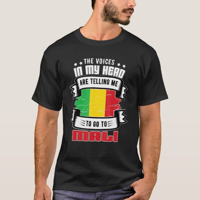 Camiseta Mali En La Cabeza (Anverso)