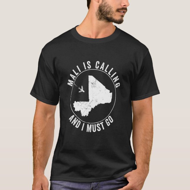 Camiseta Mali llama vacaciones de vacaciones en Mali (Anverso)