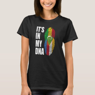Camiseta Mali Y Comorán Mezclan Bandera Del Patrimonio De A