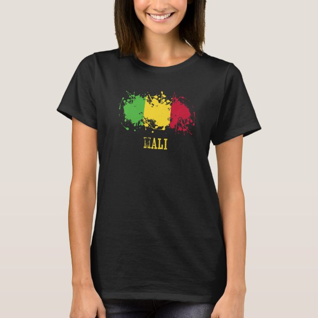 Camiseta Malian enthusiasts for Mali and Mali (Anverso)