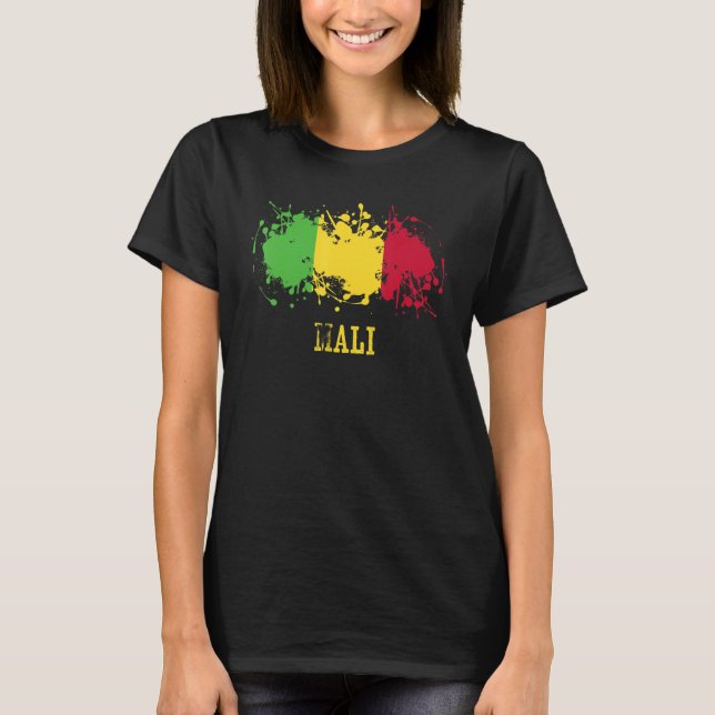 Camiseta Malian enthusiasts for Mali and Mali (Anverso)