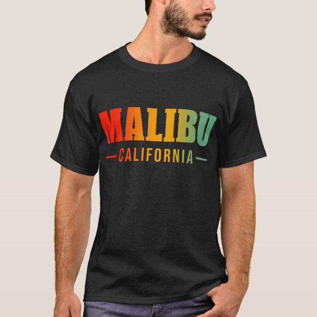 Camiseta Malibu California (Anverso)