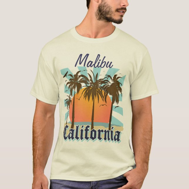 Camiseta Malibu California (Anverso)