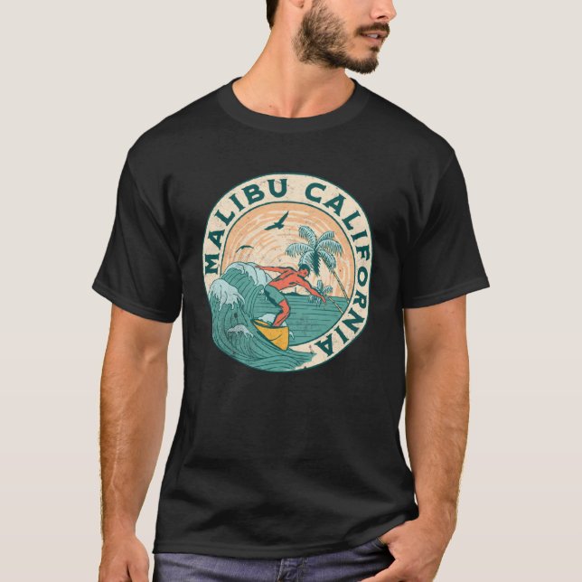 Camiseta Malibu California (Anverso)