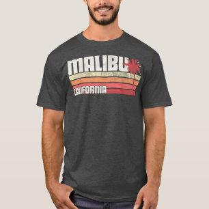 Camiseta Malibu California CA Vintage 70s 80s Gift Beach Pa