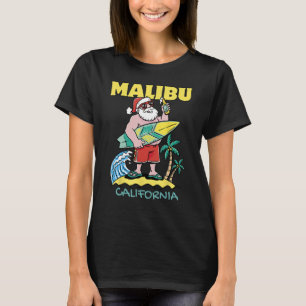 Camiseta MALIBU CALIFORNIA Santa Navidades