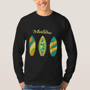 Camiseta Malibu California Surfboards Beach Souvenir