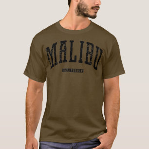 Camiseta Malibu representa una ciudad vieja