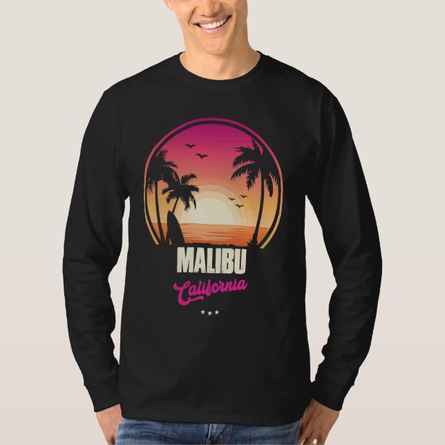 Camiseta Malibu Souvenir  California Reminder (Anverso)