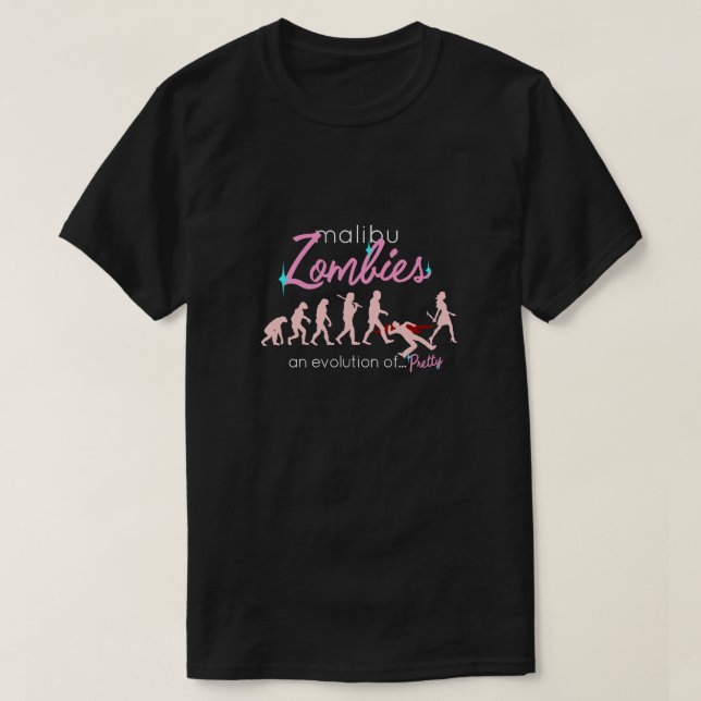 Camiseta Malibu Zombies (Diseño del anverso)