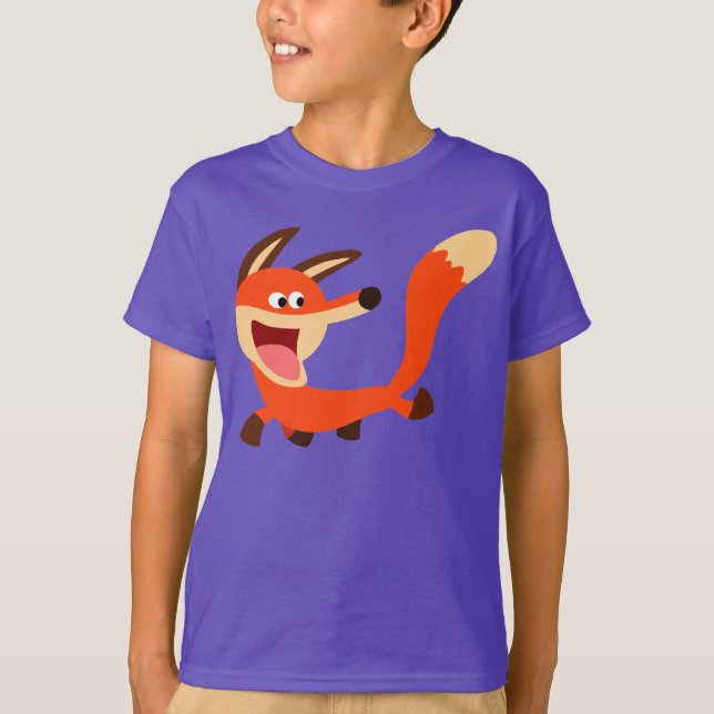 Camiseta maliciosa Personalizado Fox para niños (Anverso)