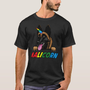 Camiseta Malicornio belga gracioso para Maligator K-9 