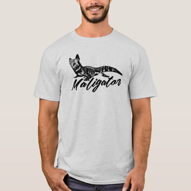 Camiseta Maligator - Malinois - pastor belga (Anverso)