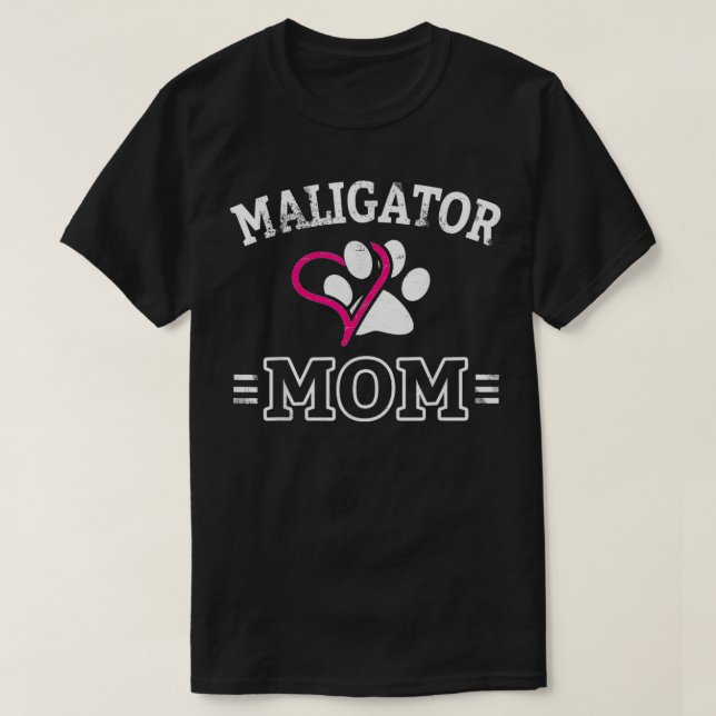 Camiseta Maligator Mom Funny Dog Mama Gift (Diseño del anverso)