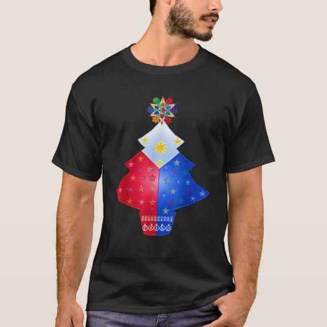 Camiseta Maligayang Pasko Feliz Navidad Filipinas (Anverso)