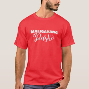 Camiseta Maligayang Pasko Filipino Navidad Funny feriado