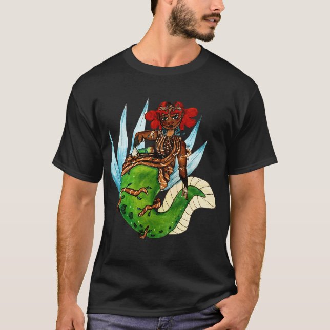 Camiseta MALIKA - Princesa del Lago (Anverso)