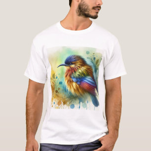 Camiseta Malimbe Bird 101024AREF112 - Watercolor