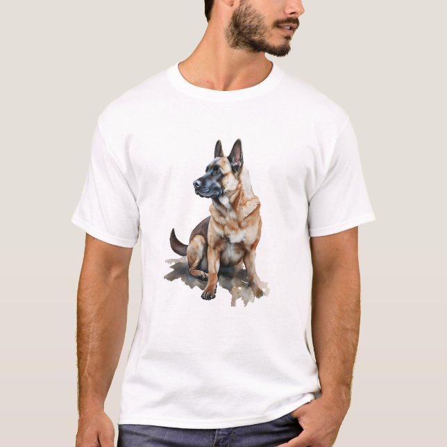 Camiseta Malinois belga (Anverso)
