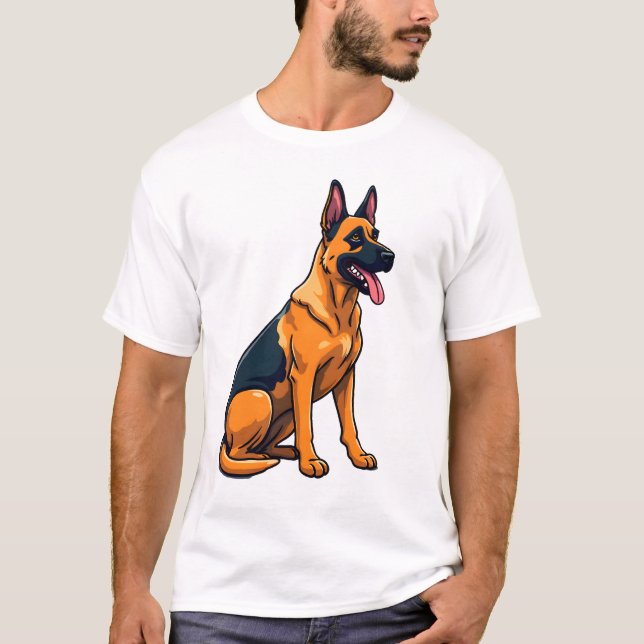 Camiseta Malinois Belga (1) (Anverso)