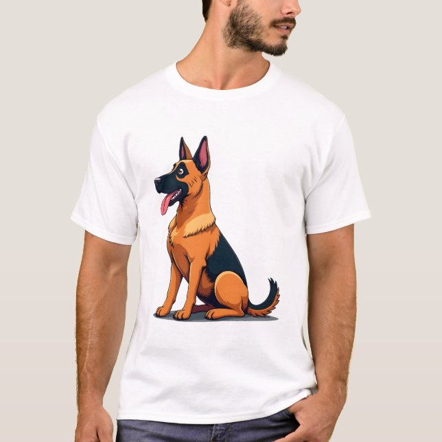 Camiseta Malinois Belga (6) (Anverso)