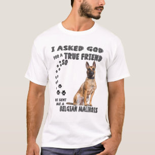 Camiseta Malinois belga cita a mamá papá, pastor Belga Ma