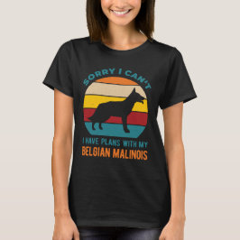 Camiseta Malinois belga divertida