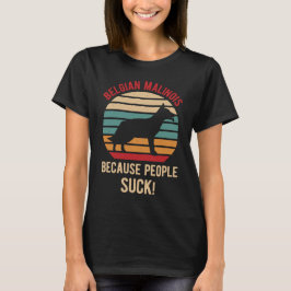 Camiseta Malinois belga divertida