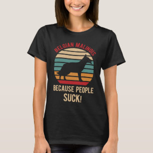 Camiseta Malinois belga divertida