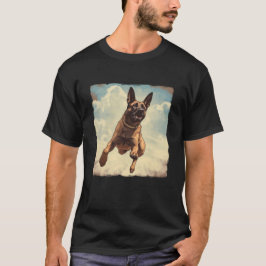 Camiseta Malinois belga en marcha