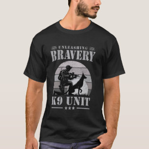 Camiseta Malinois belga K9 Unidad de manejo de perros norte